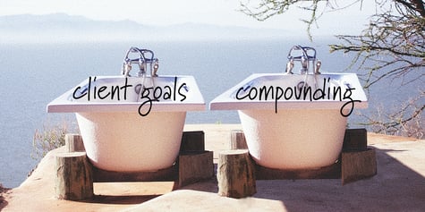 Cialis commercial spoof image of two bathtubs